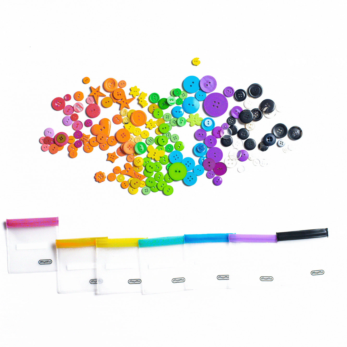 mini zip pouches [set of 7]